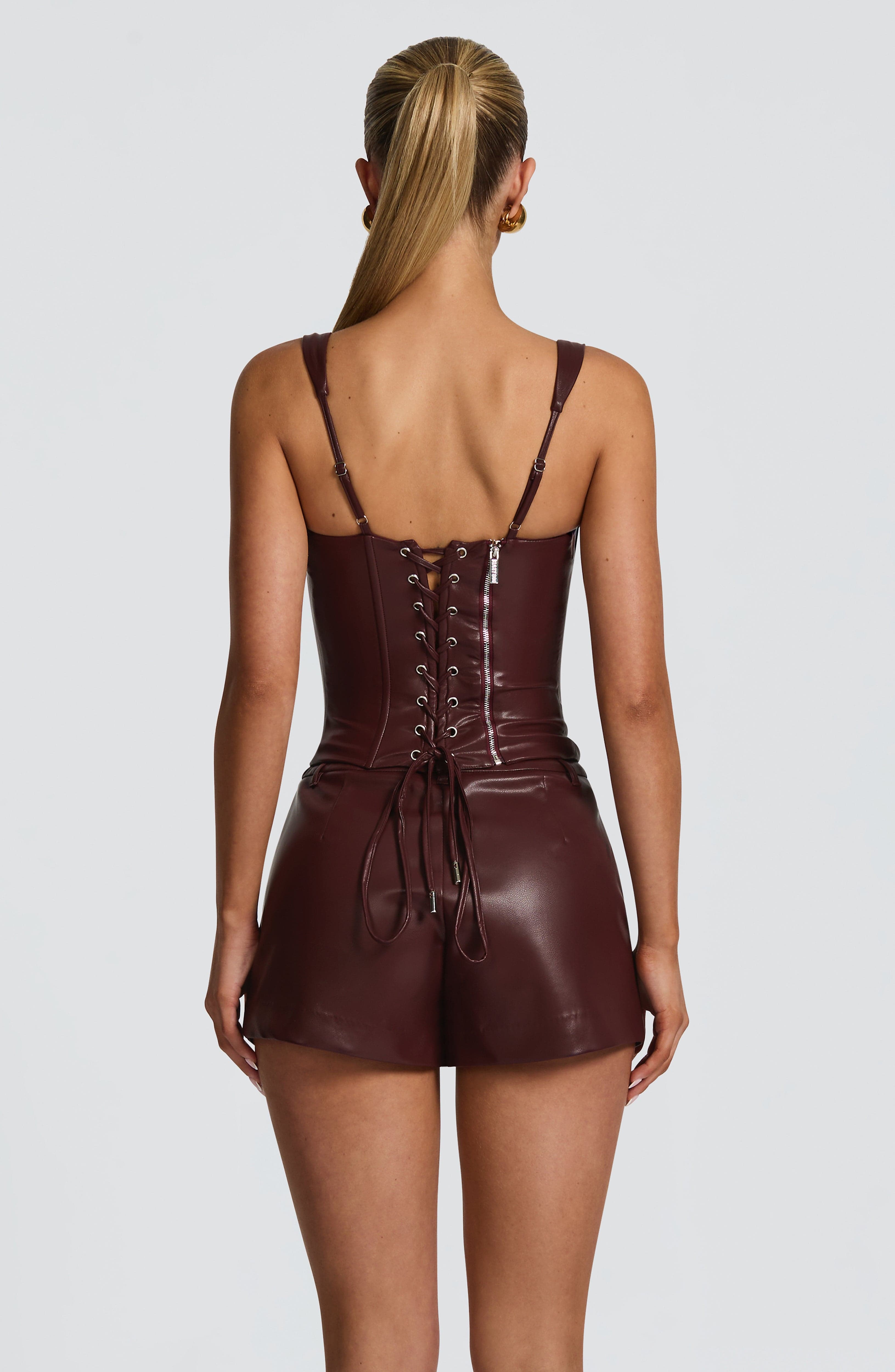 Burgundy Raisa Corset