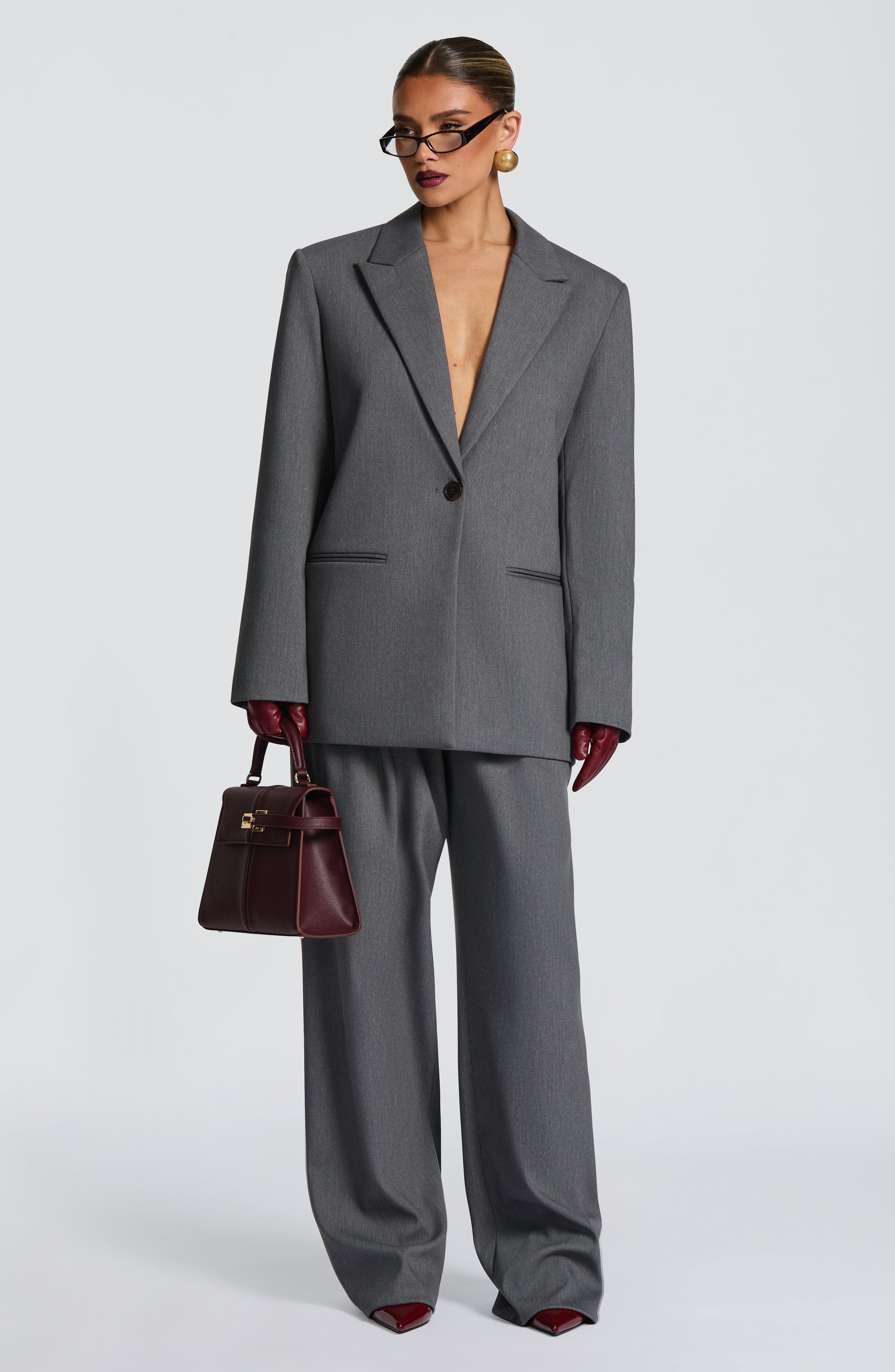 Reece Grey Marl Blazer