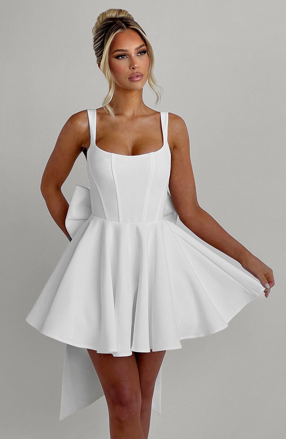 Ivory Rue Mini Dress - ICYBOO
