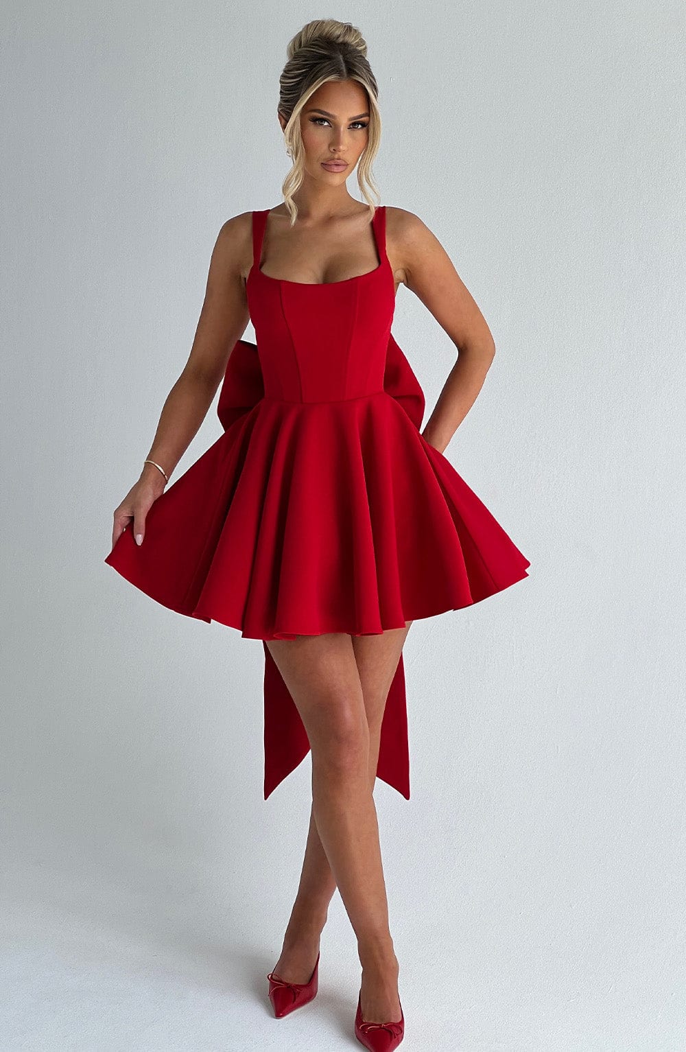 Red Rue Mini Dress