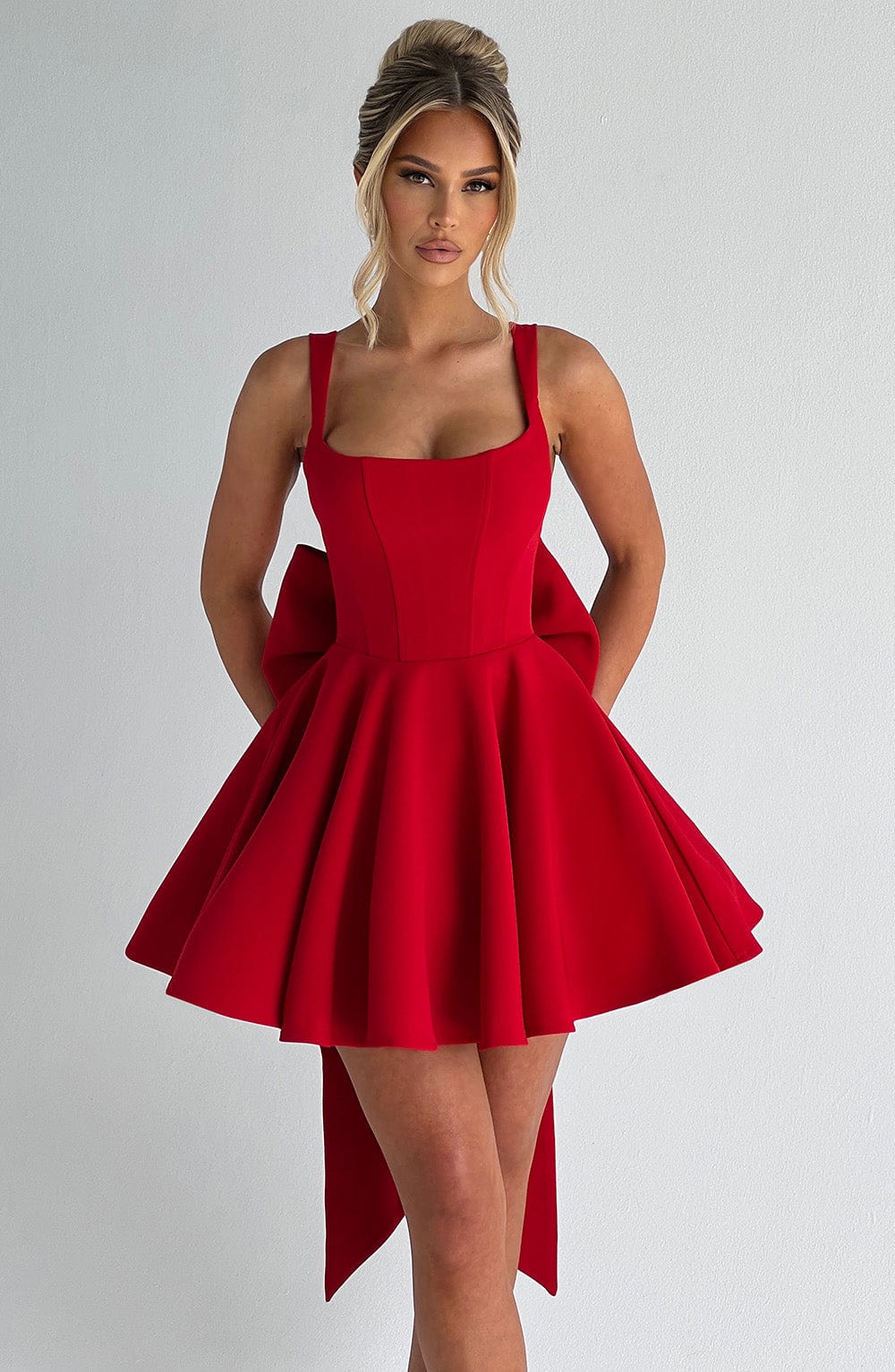 Red Rue Mini Dress
