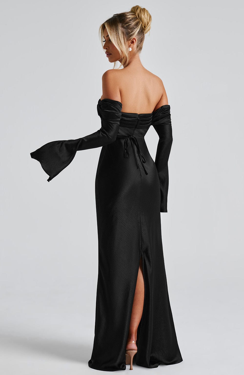 Selene Black Maxi Dress