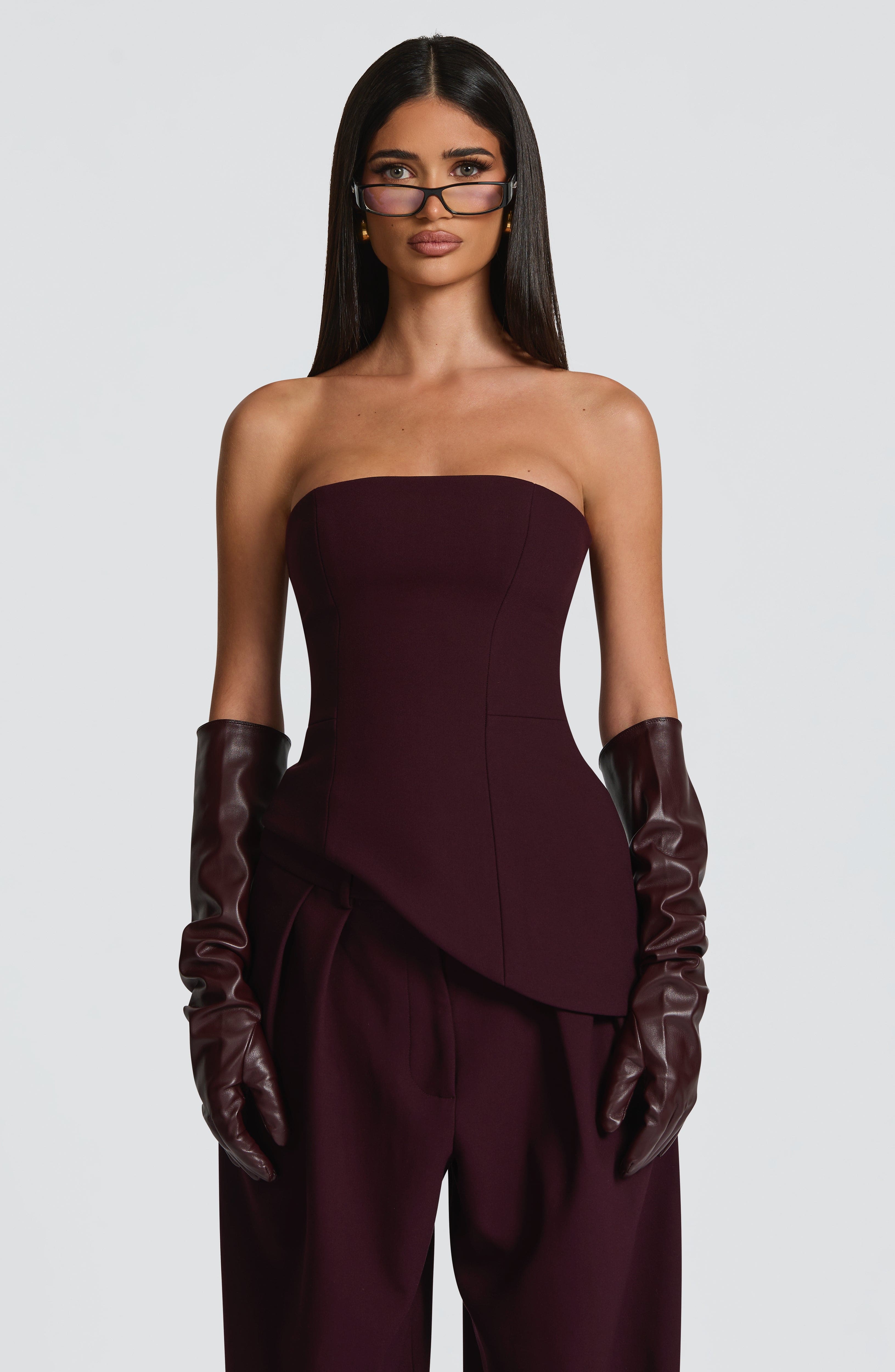 Sloan Plum-Colored Top