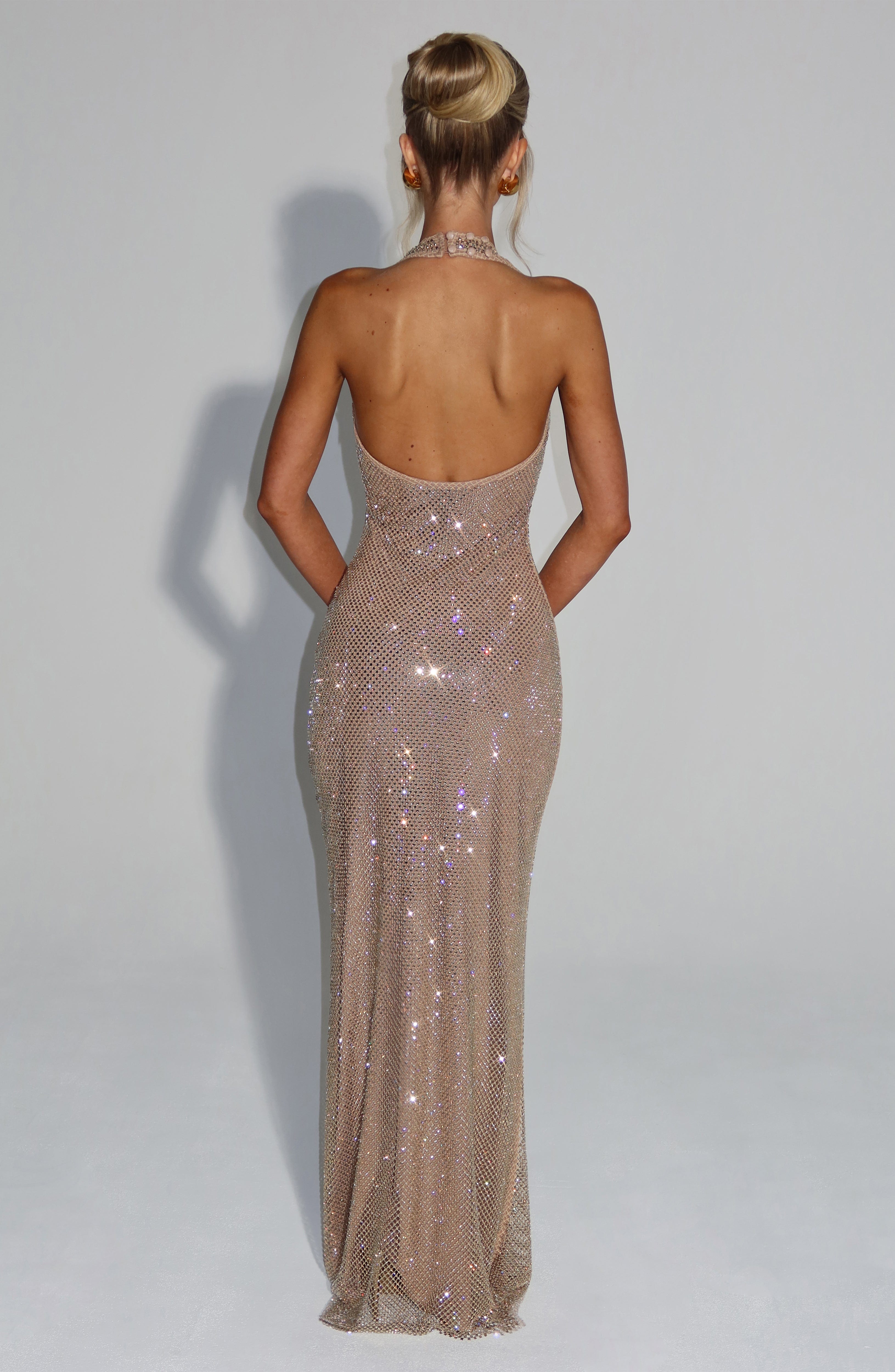 Starla Gold Maxi Dress