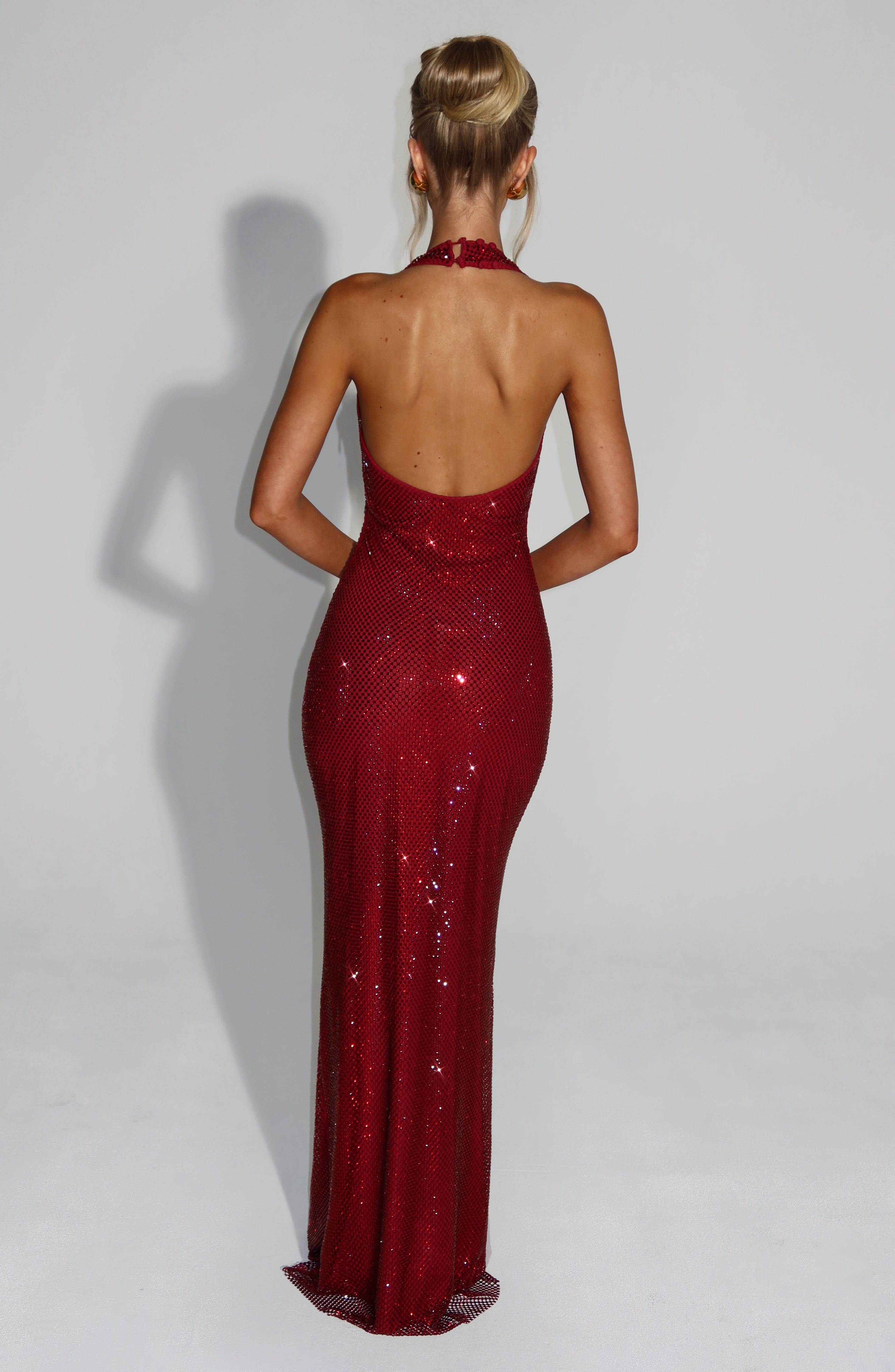 Starla Wine Maxi Dress