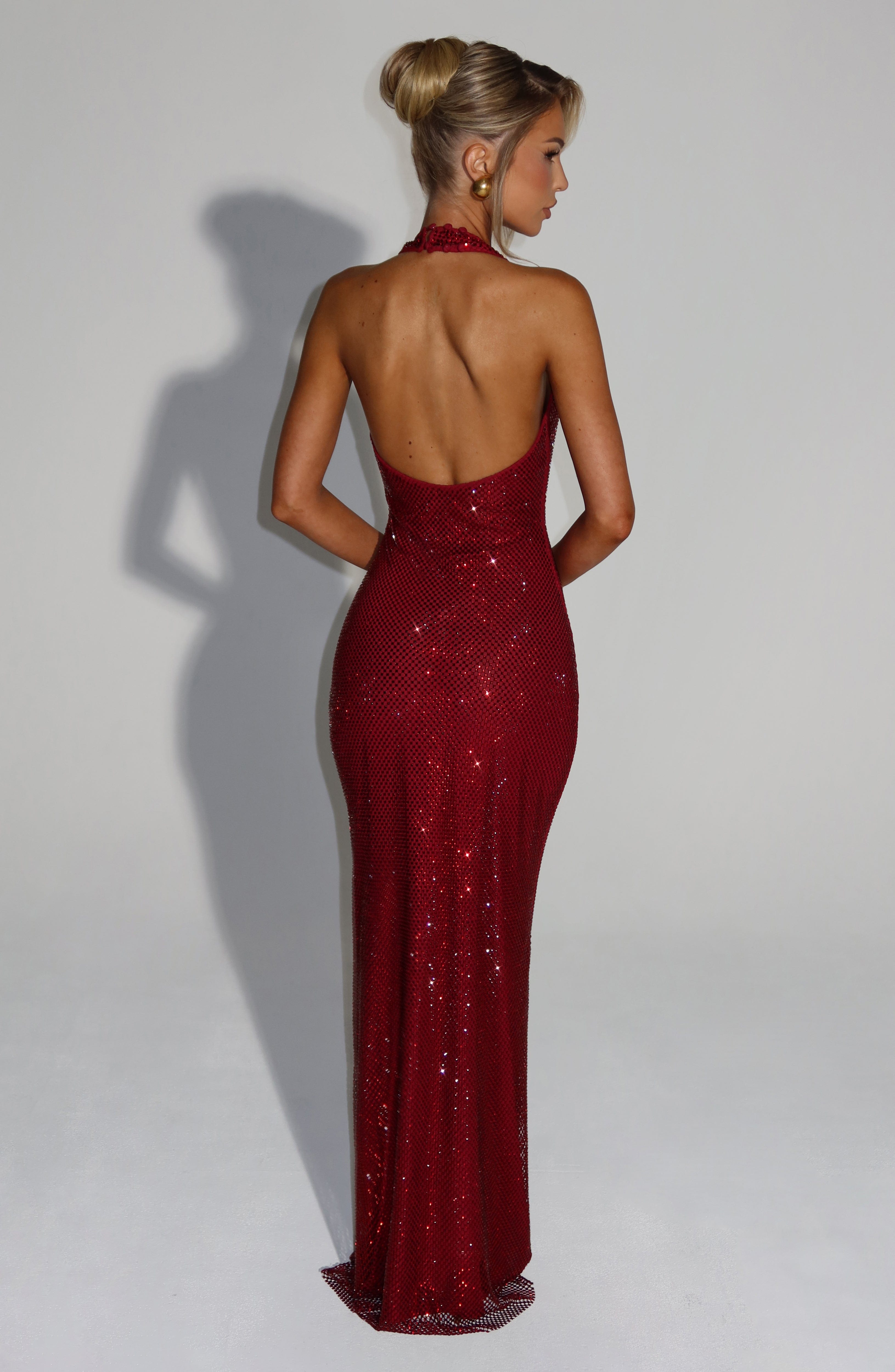 Starla Wine Maxi Dress