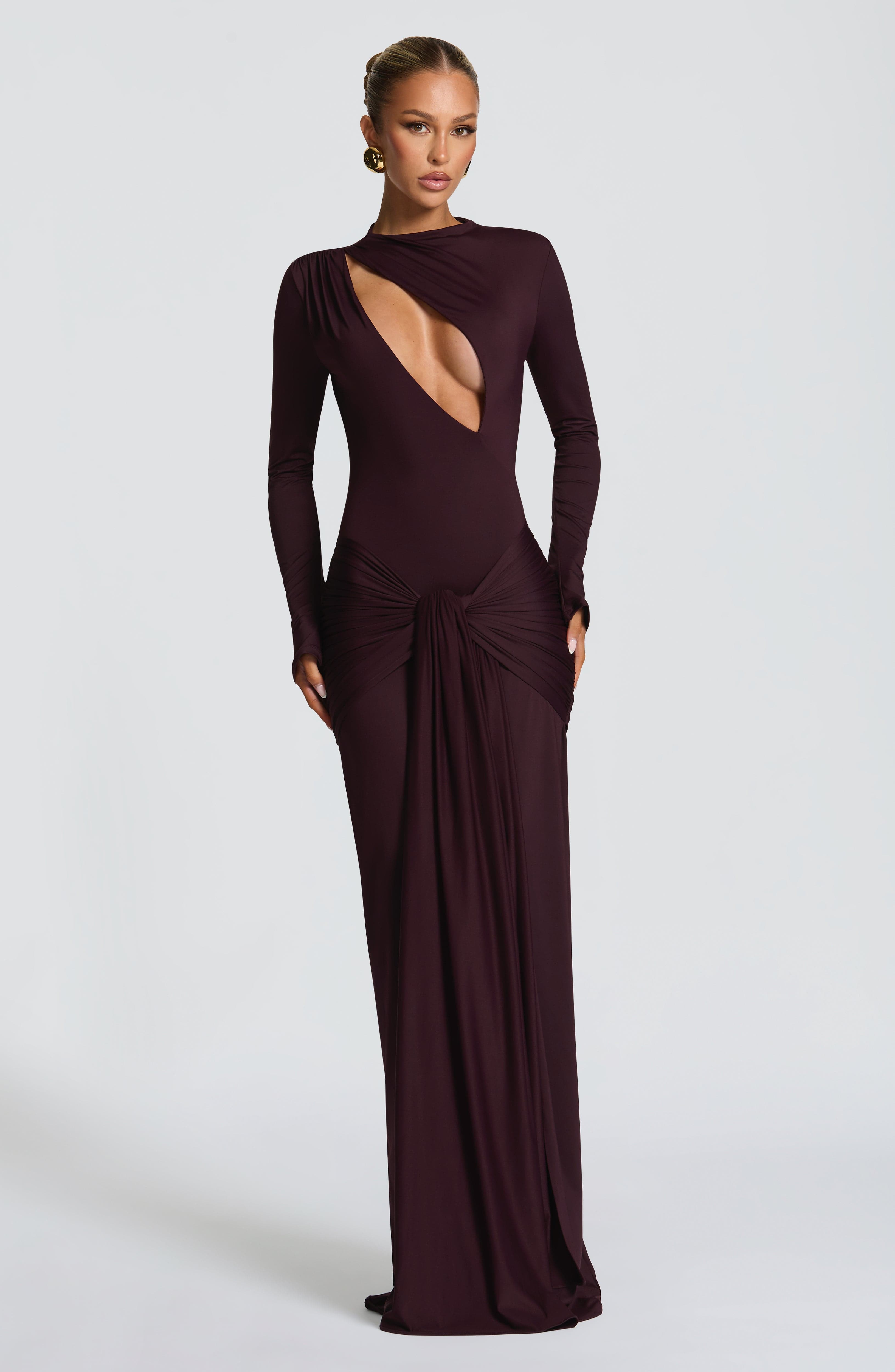 Tahnee Plum Maxi Dress