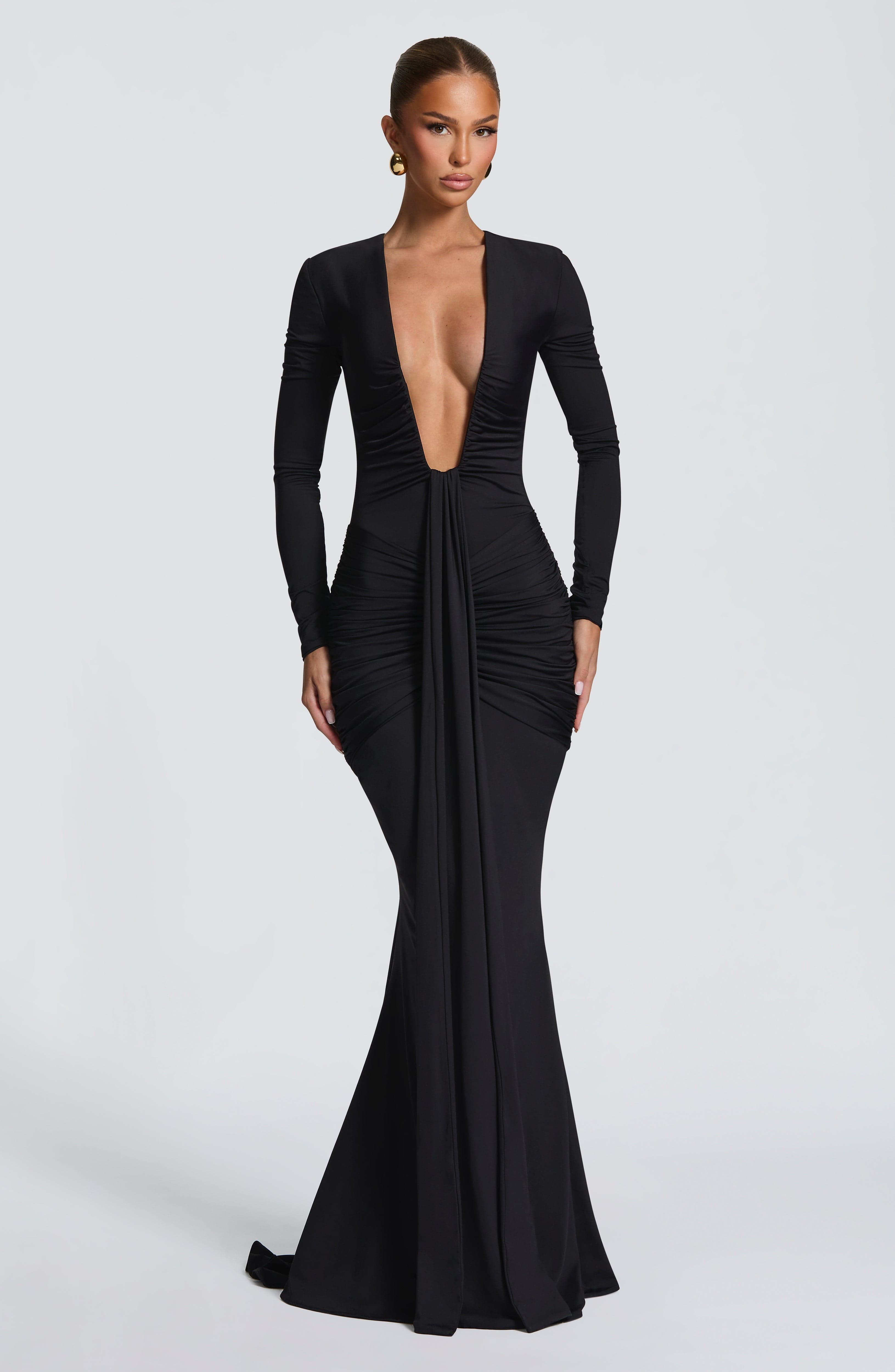 Tara Maxi Dress - Black ICYBOO