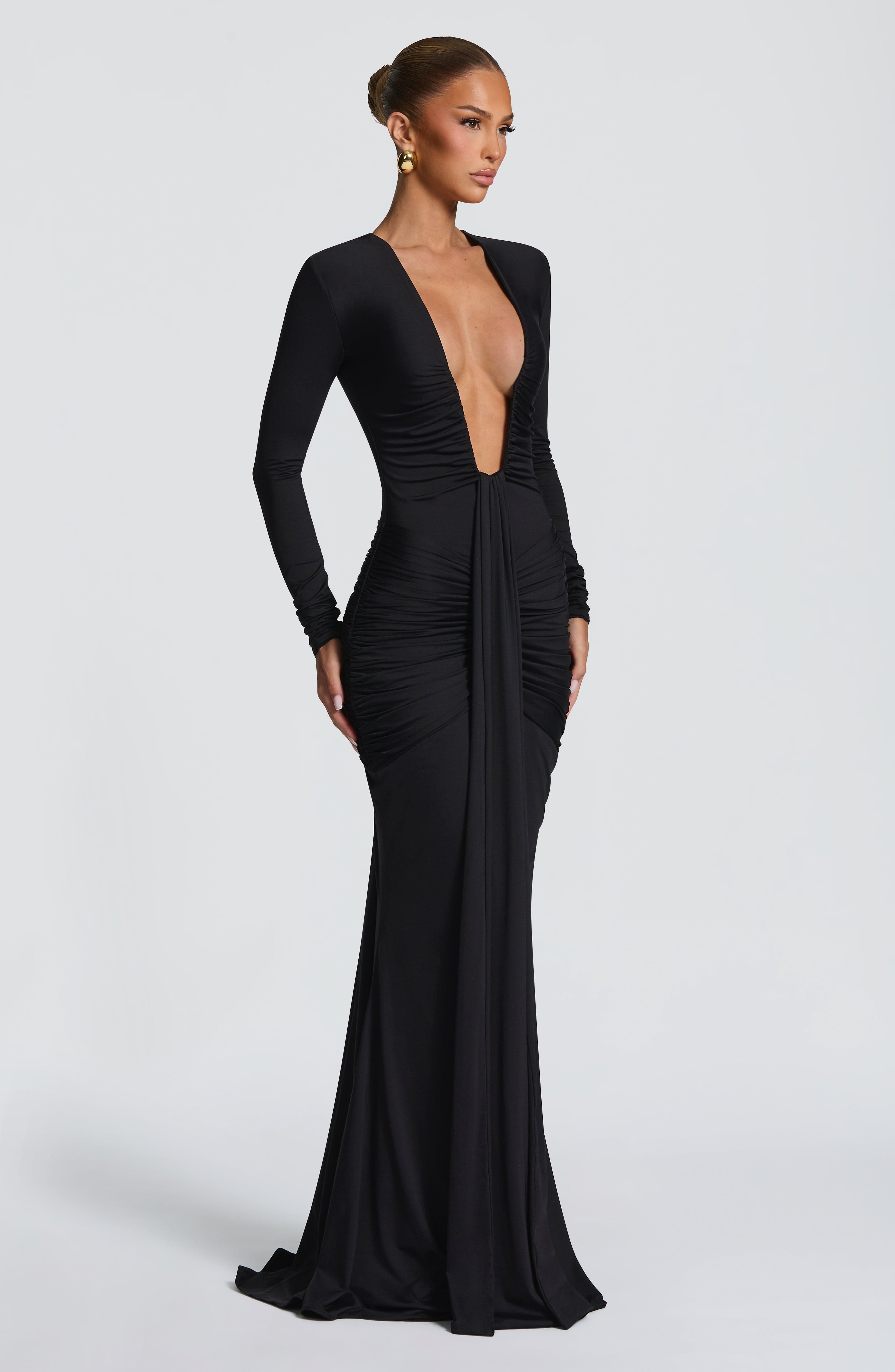 Tara Maxi Dress - Black ICYBOO