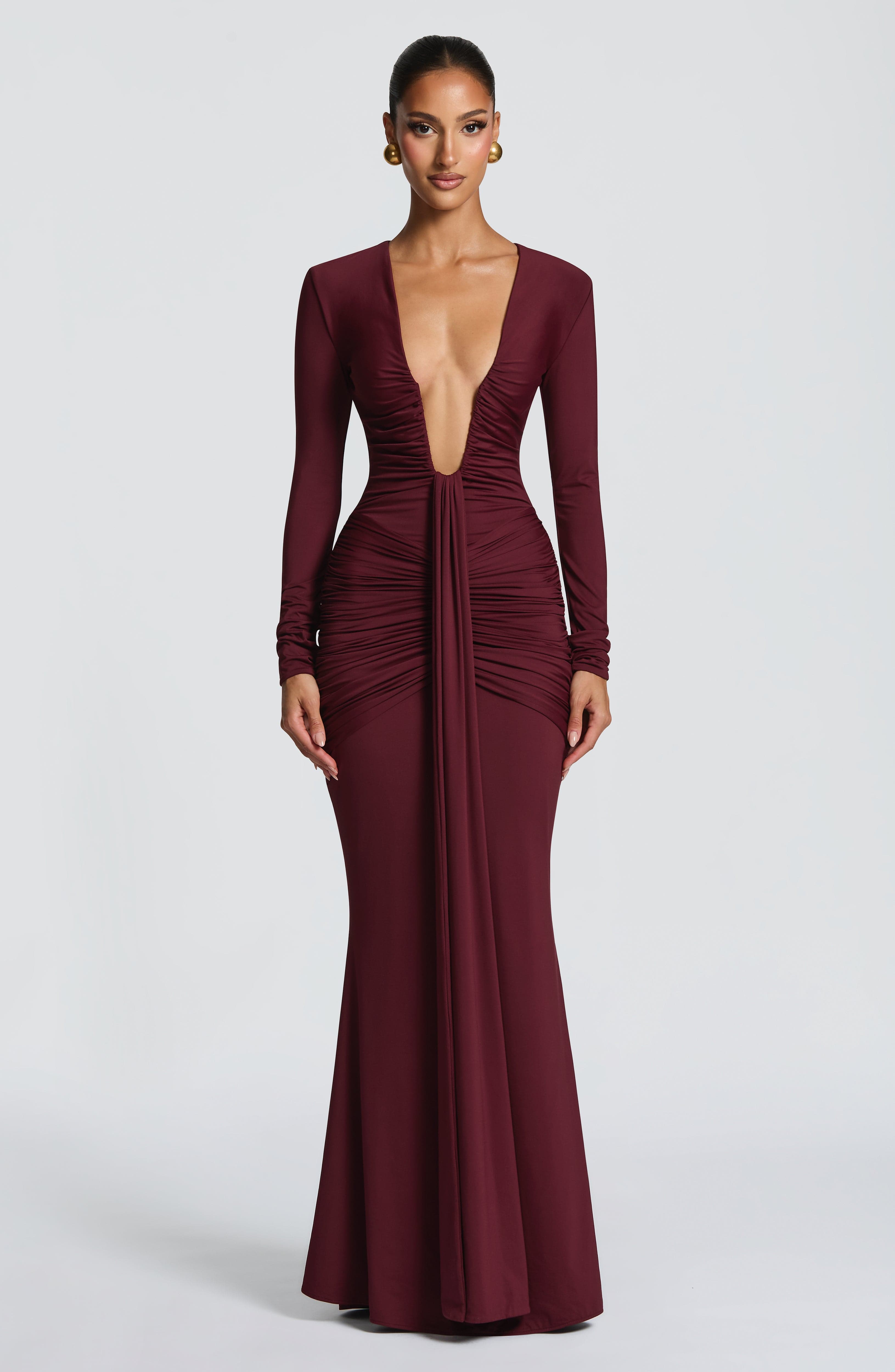 Tara Maxi Dress - Cherry Lacquer ICYBOO
