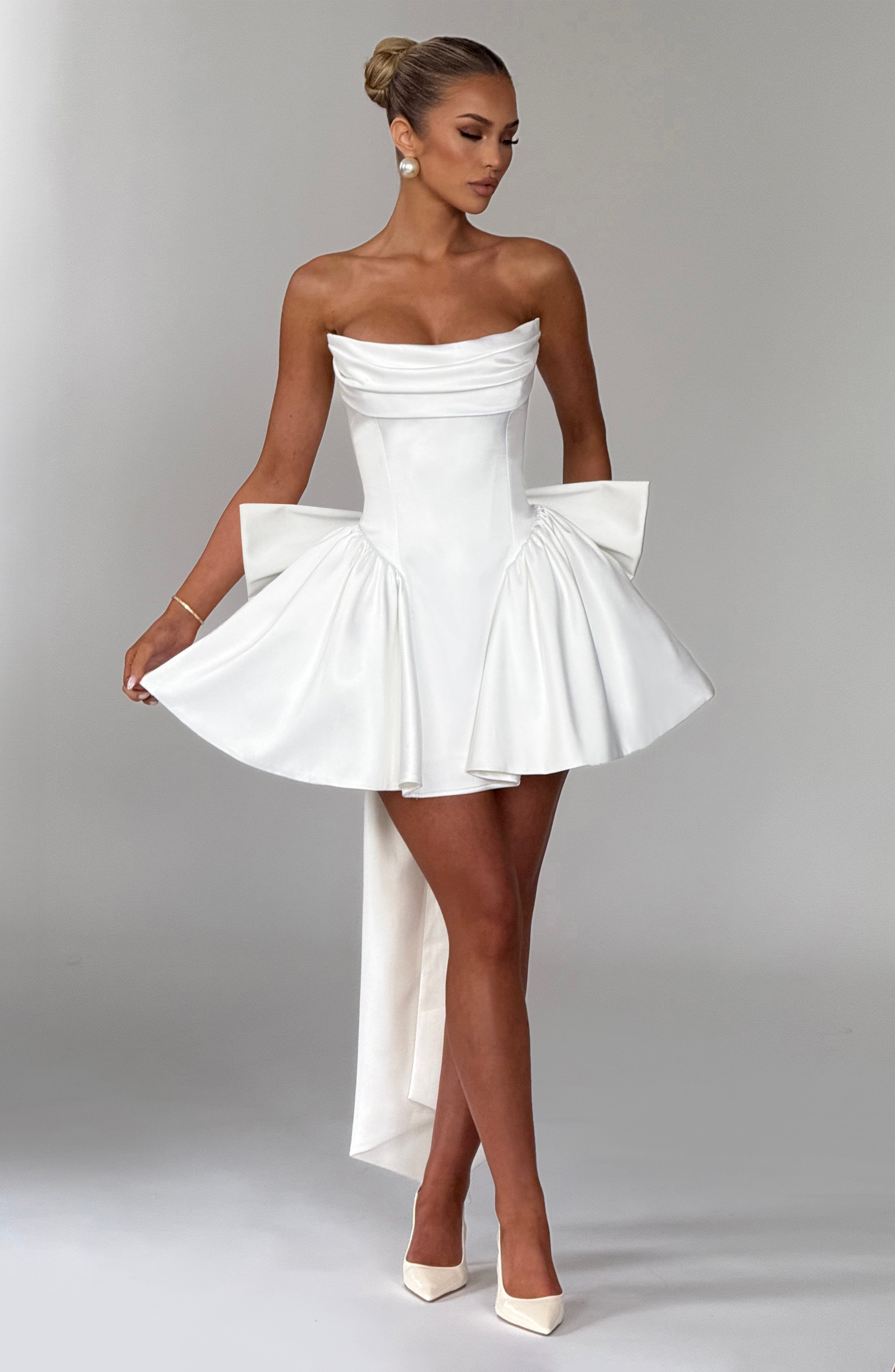 Ivory Trinity Mini Dress