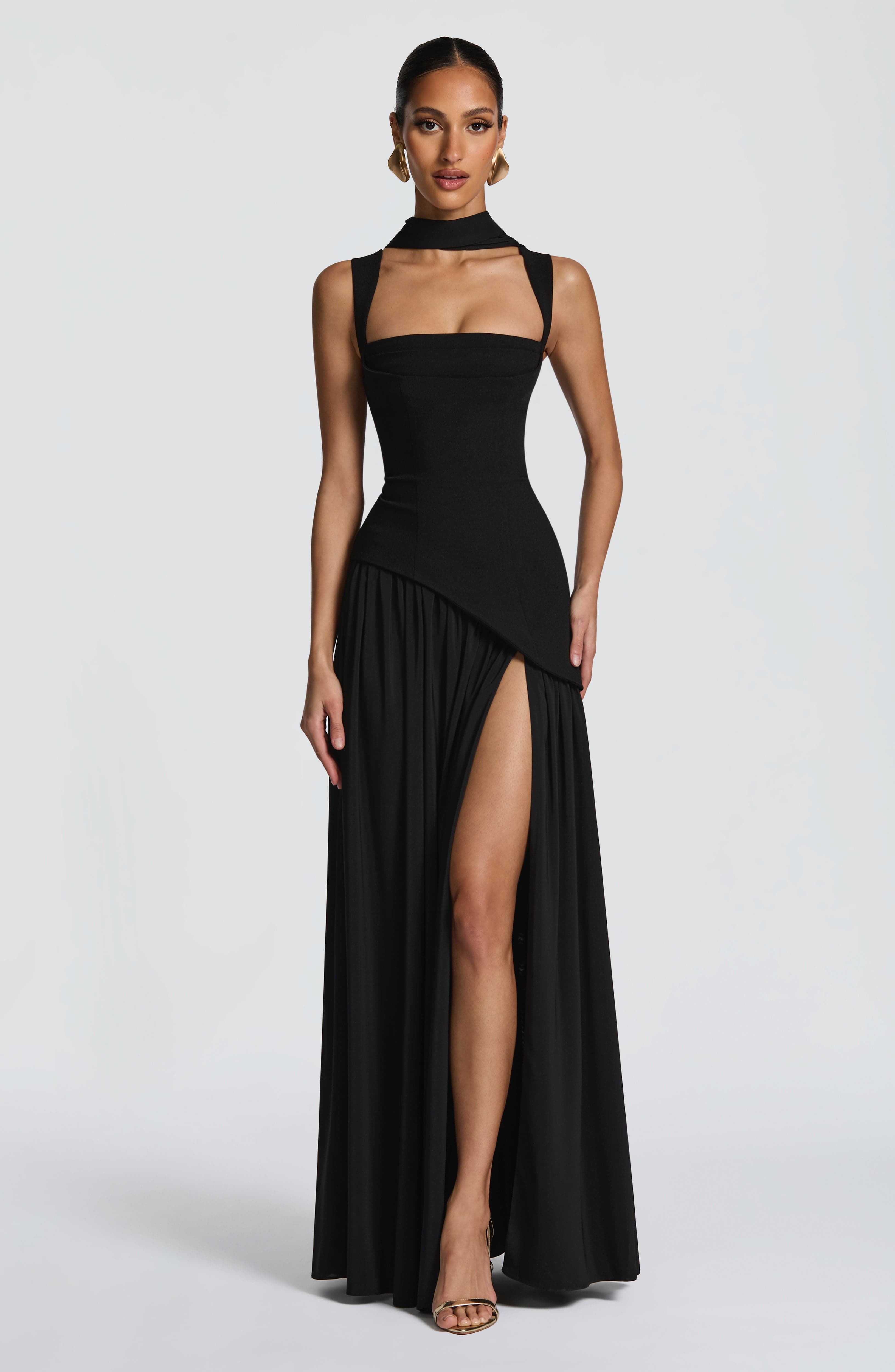 Tullulah Black Maxi Dress