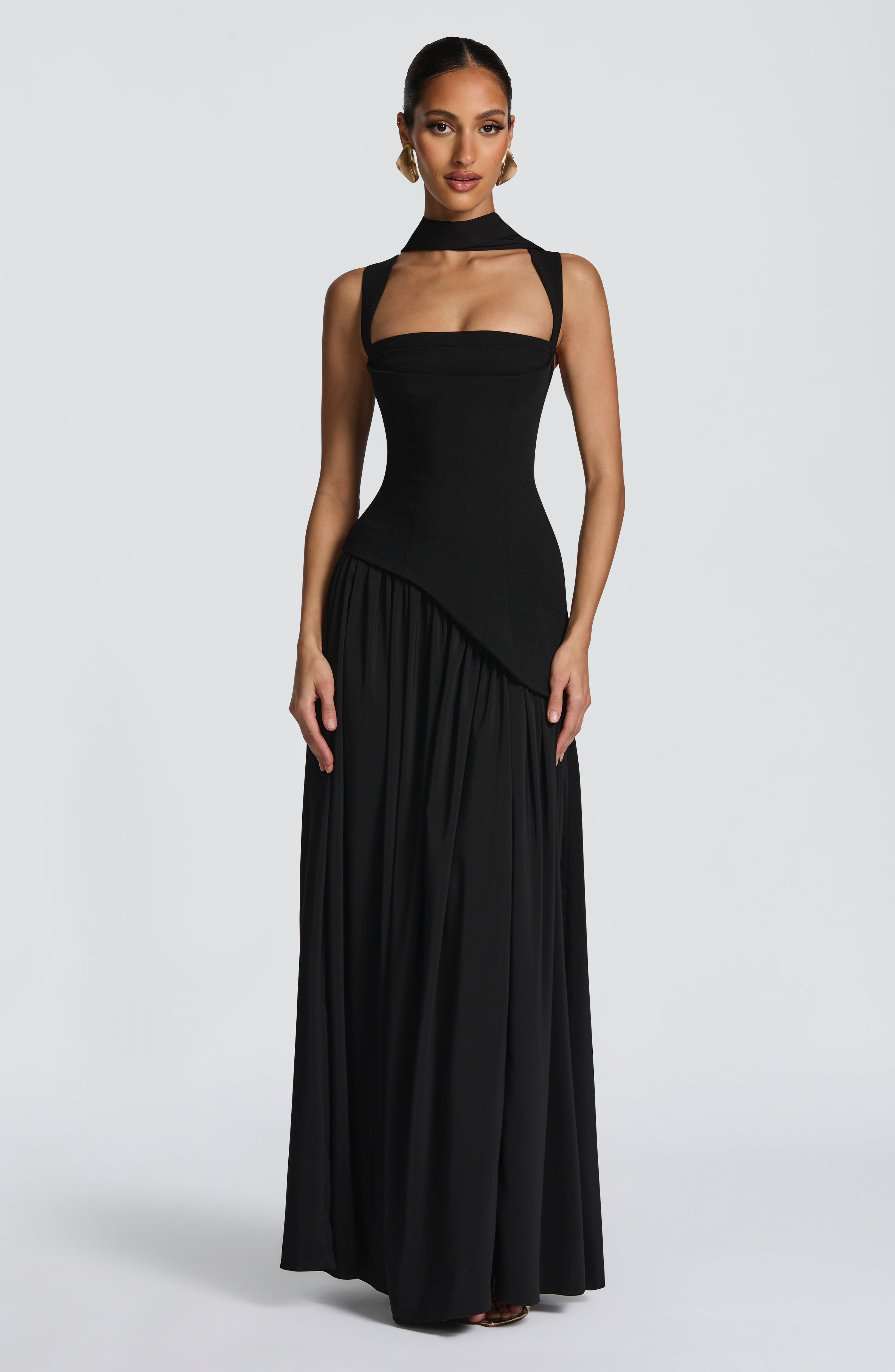 Tullulah Black Maxi Dress