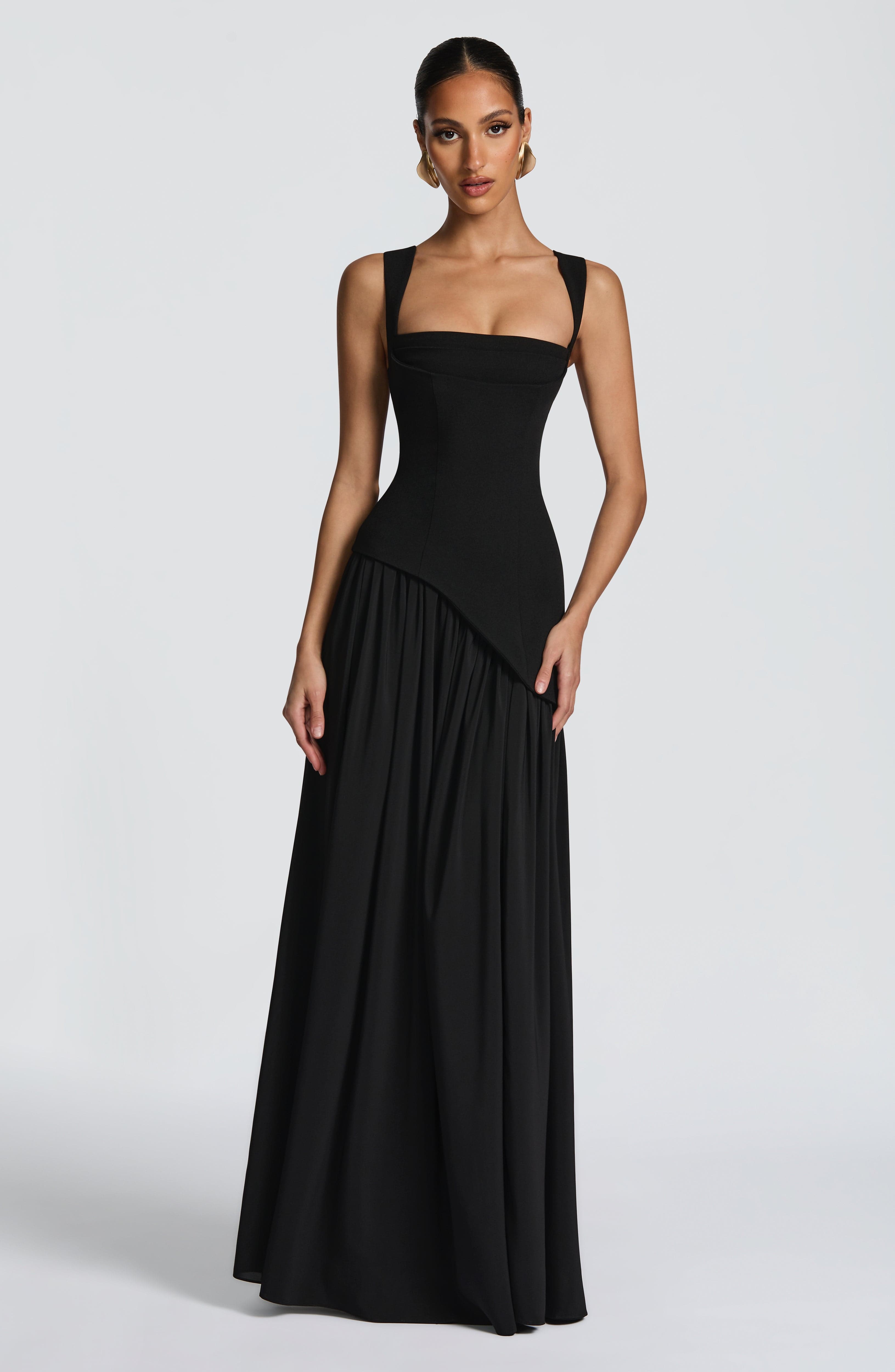 Tullulah Black Maxi Dress