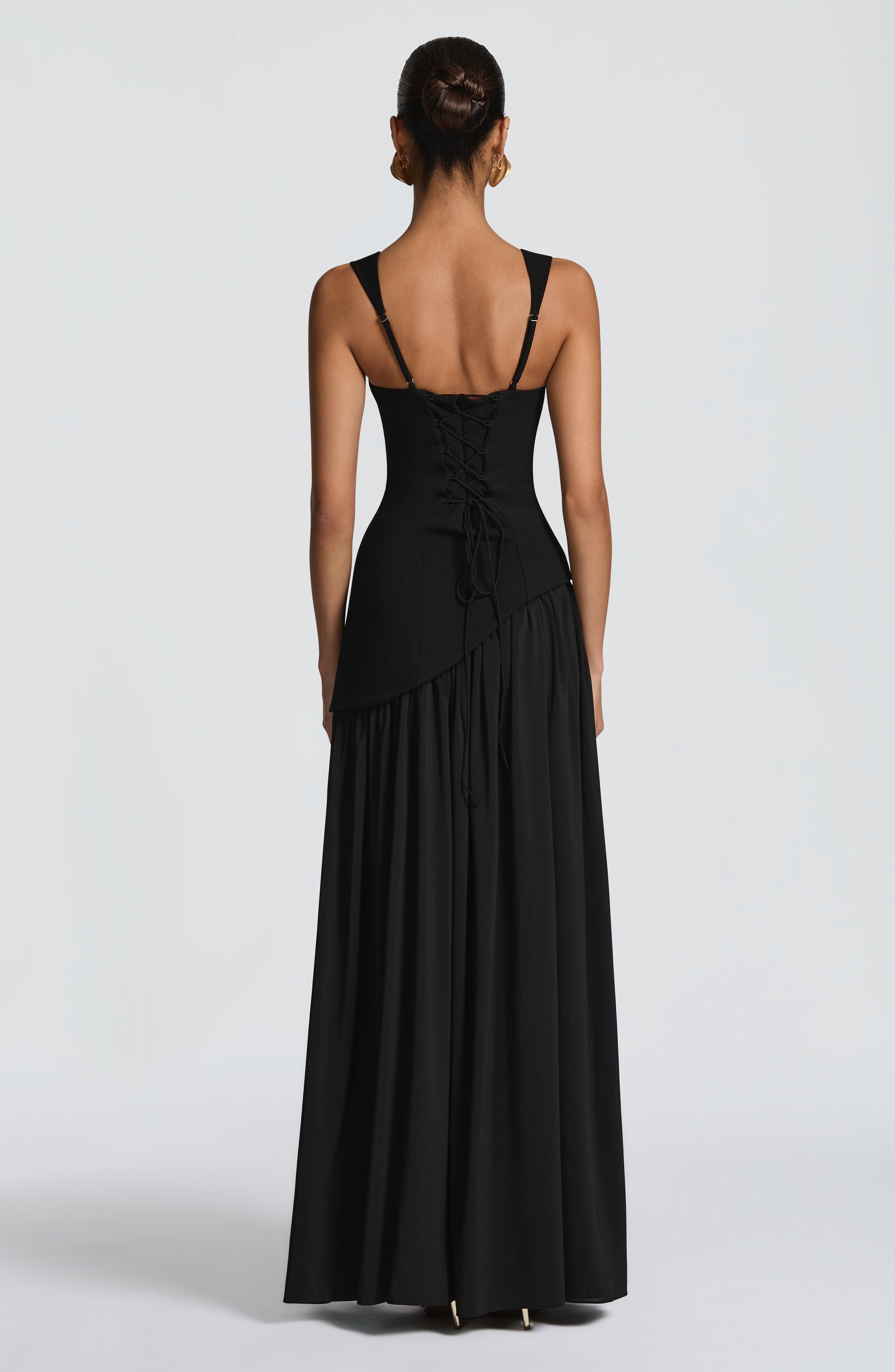 Tullulah Black Maxi Dress