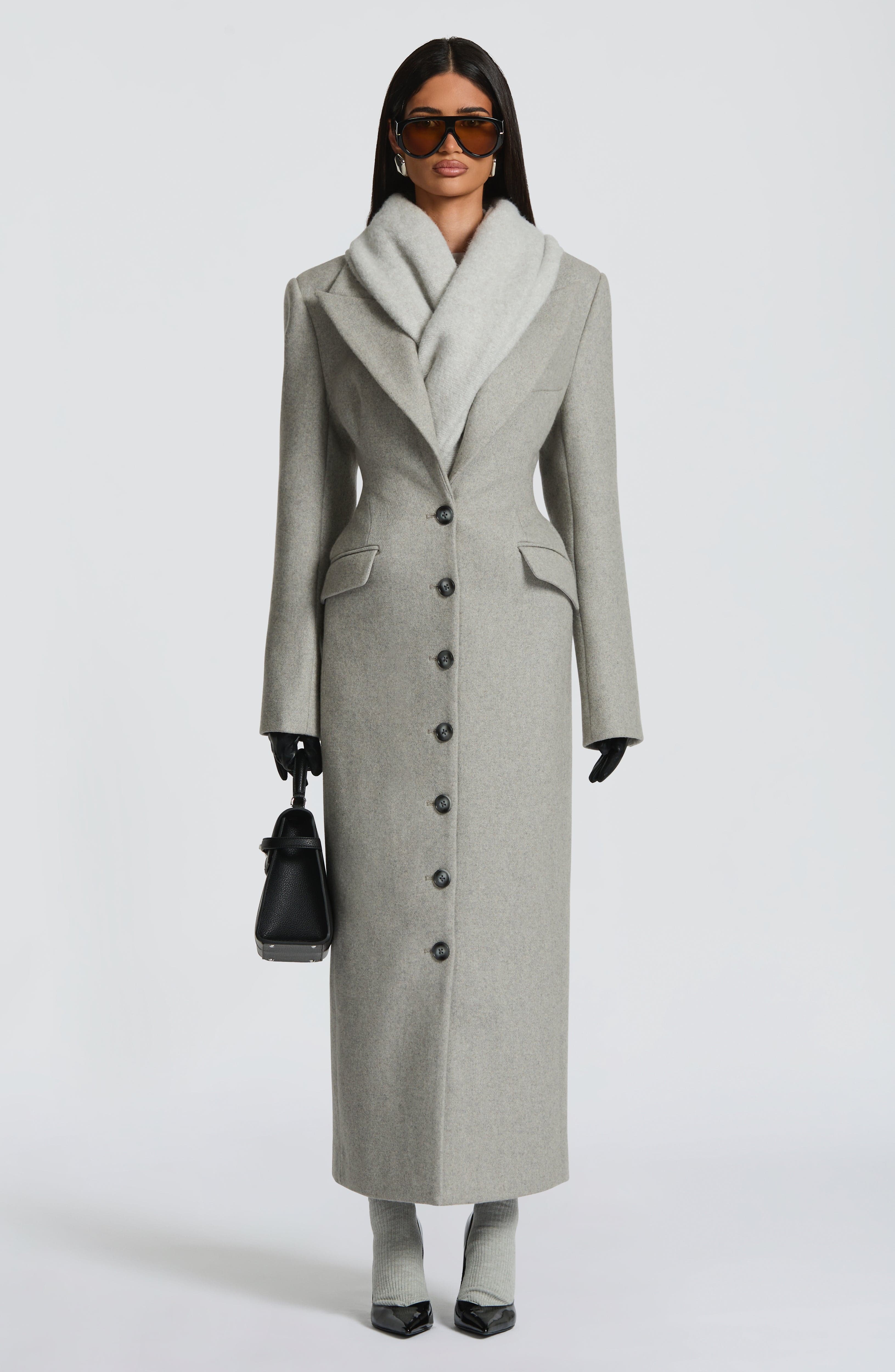 Ursula Light Grey Coat