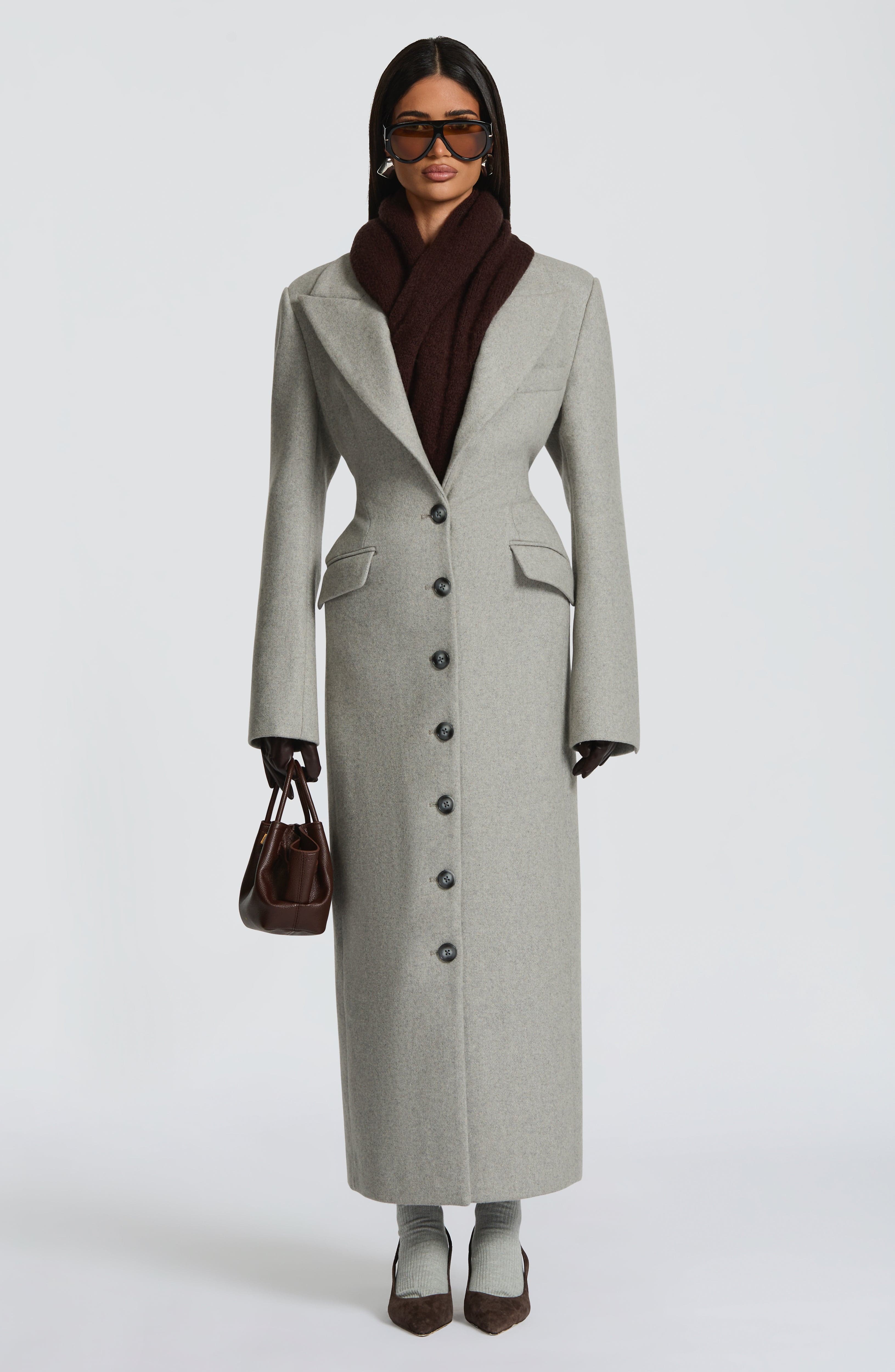Ursula Light Grey Coat
