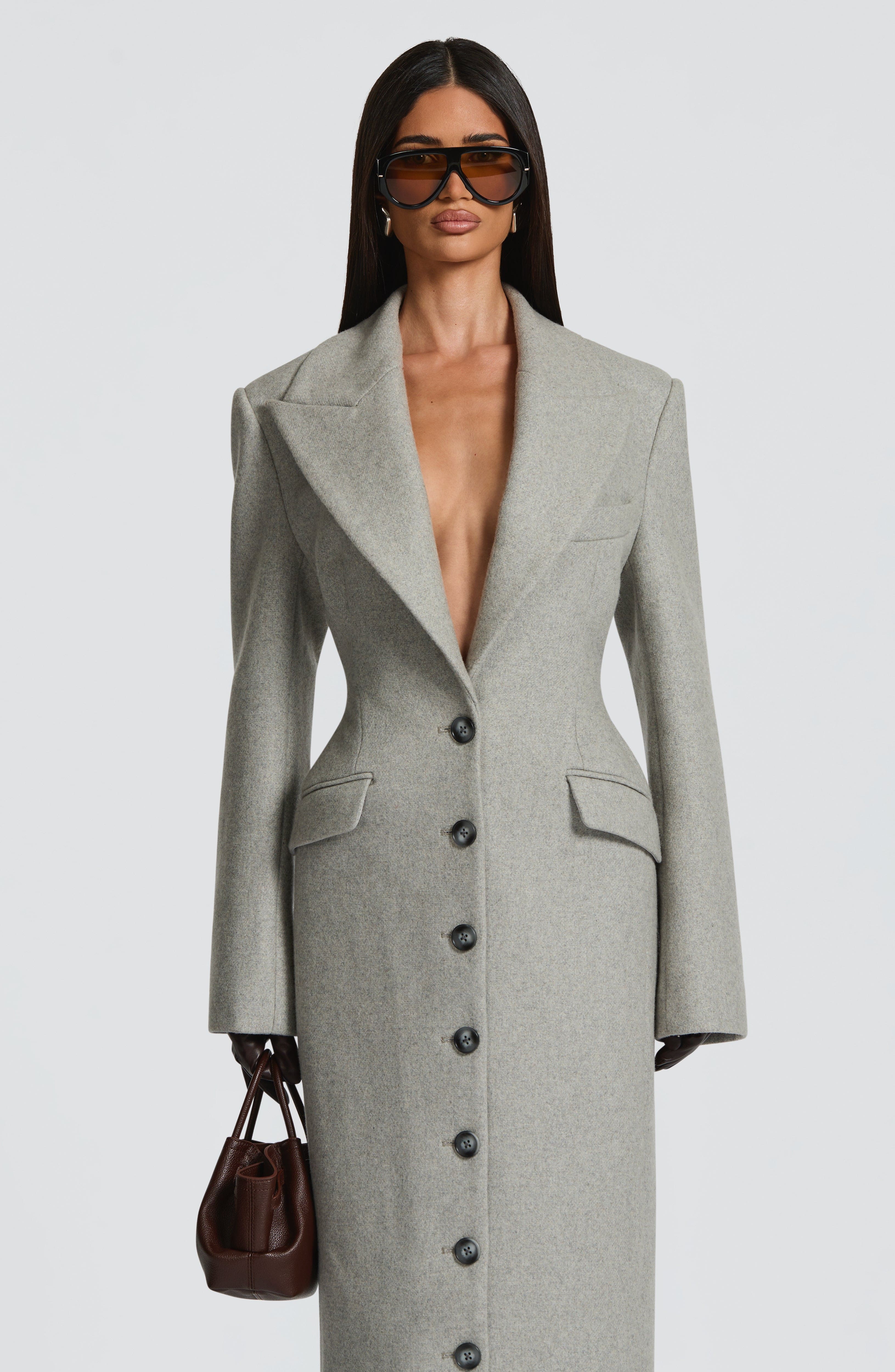 Ursula Light Grey Coat