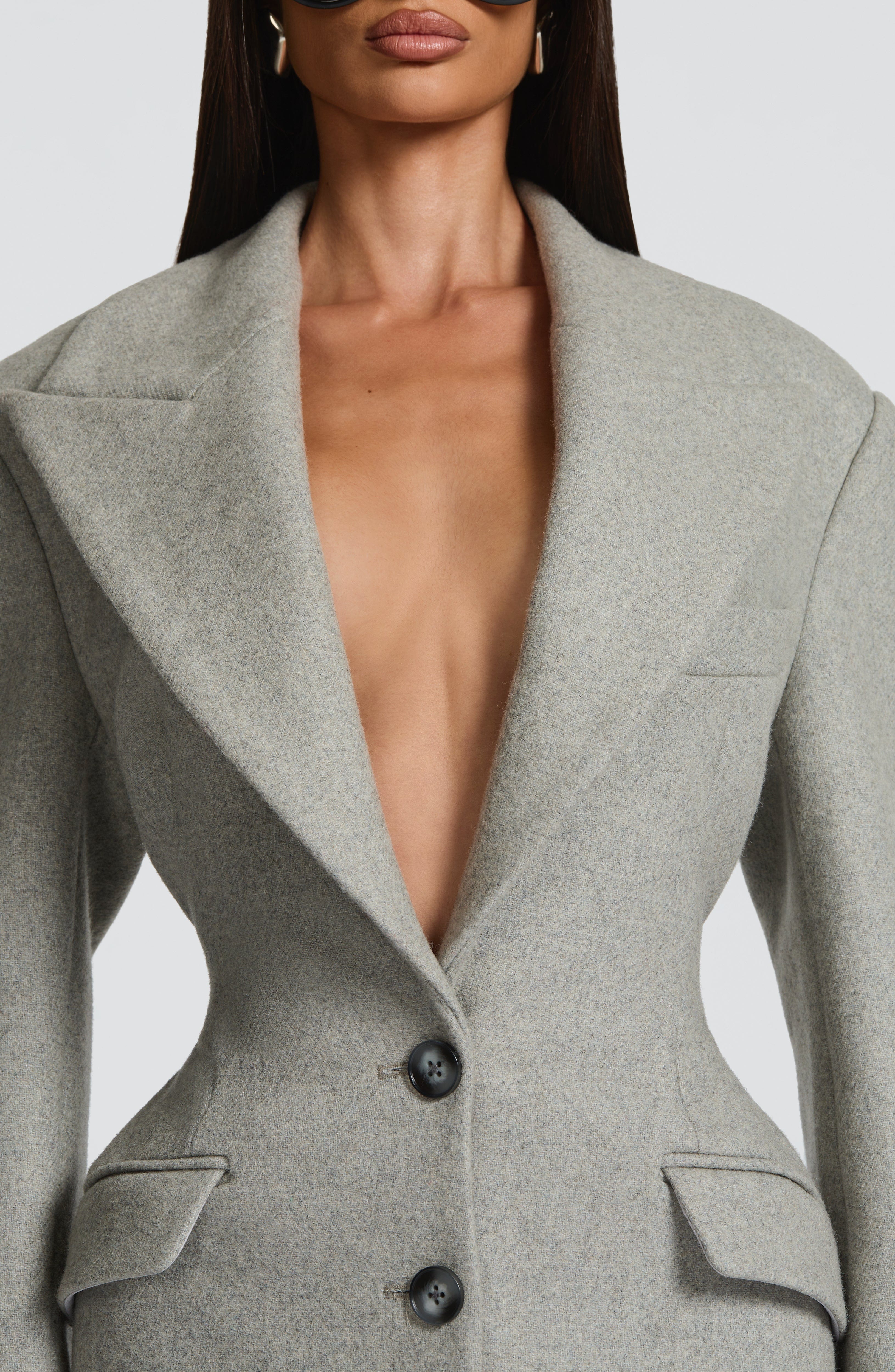 Ursula Light Grey Coat