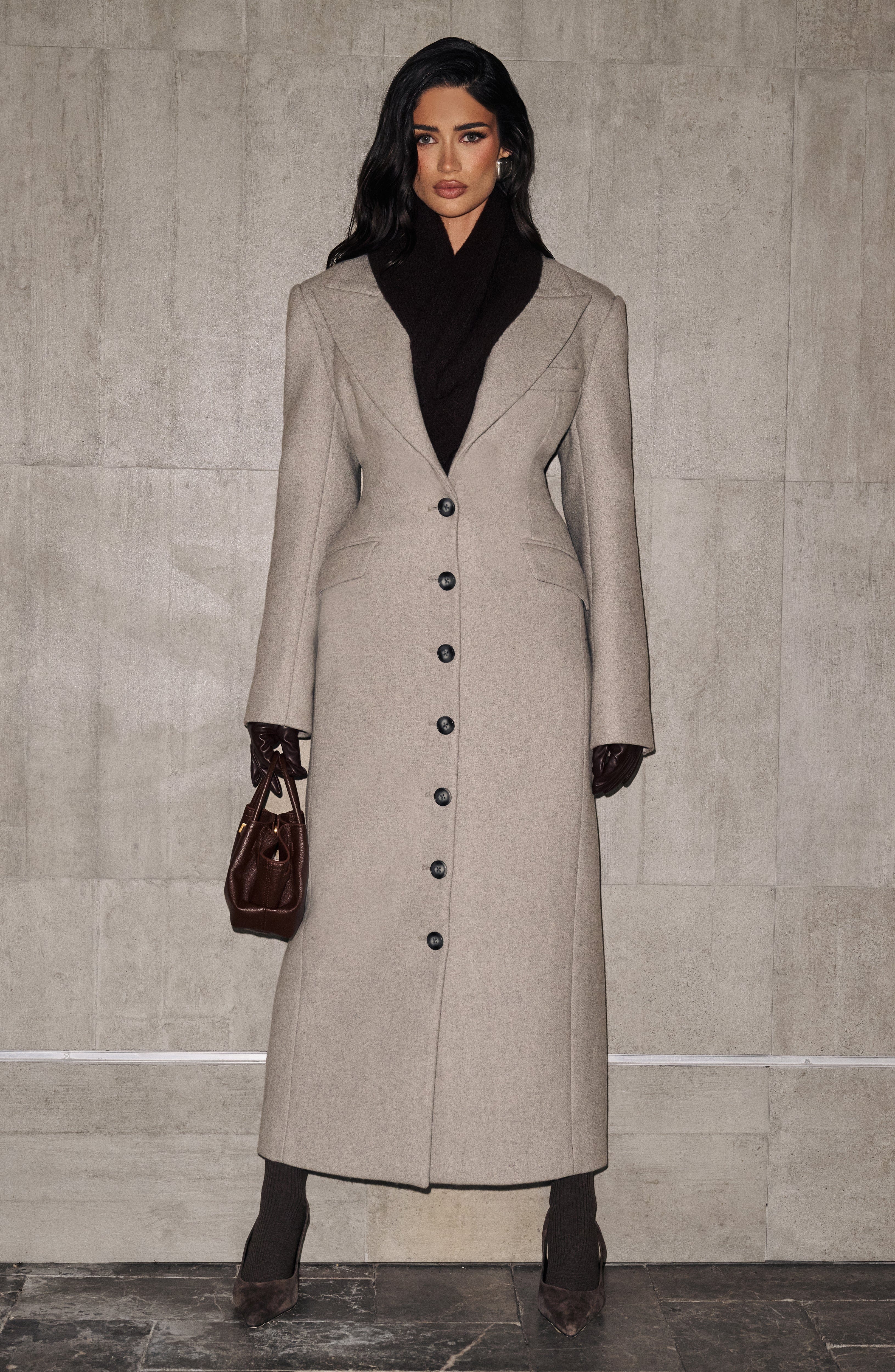 Ursula Light Grey Coat
