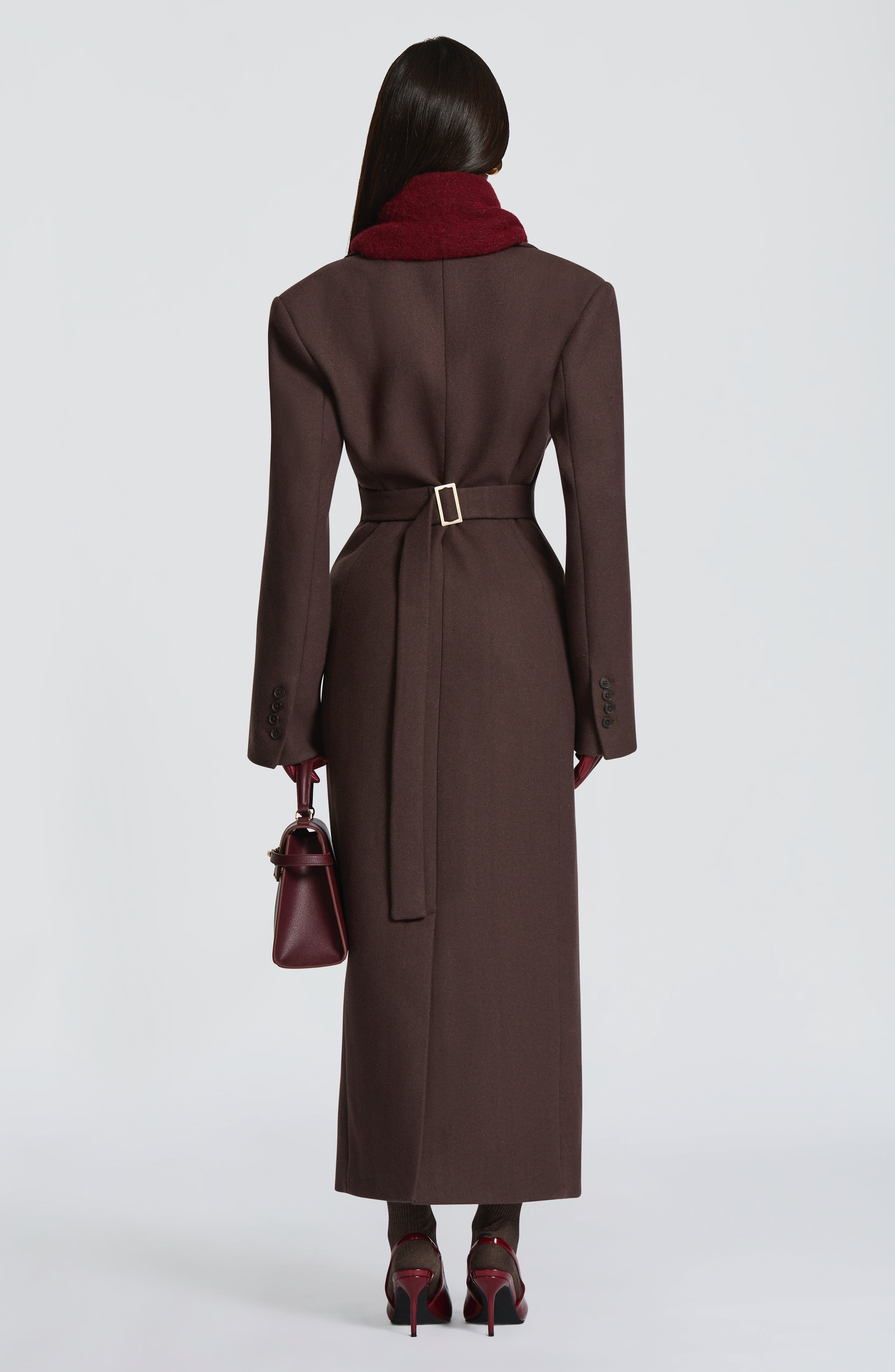 Plum Brown Ursula Coat