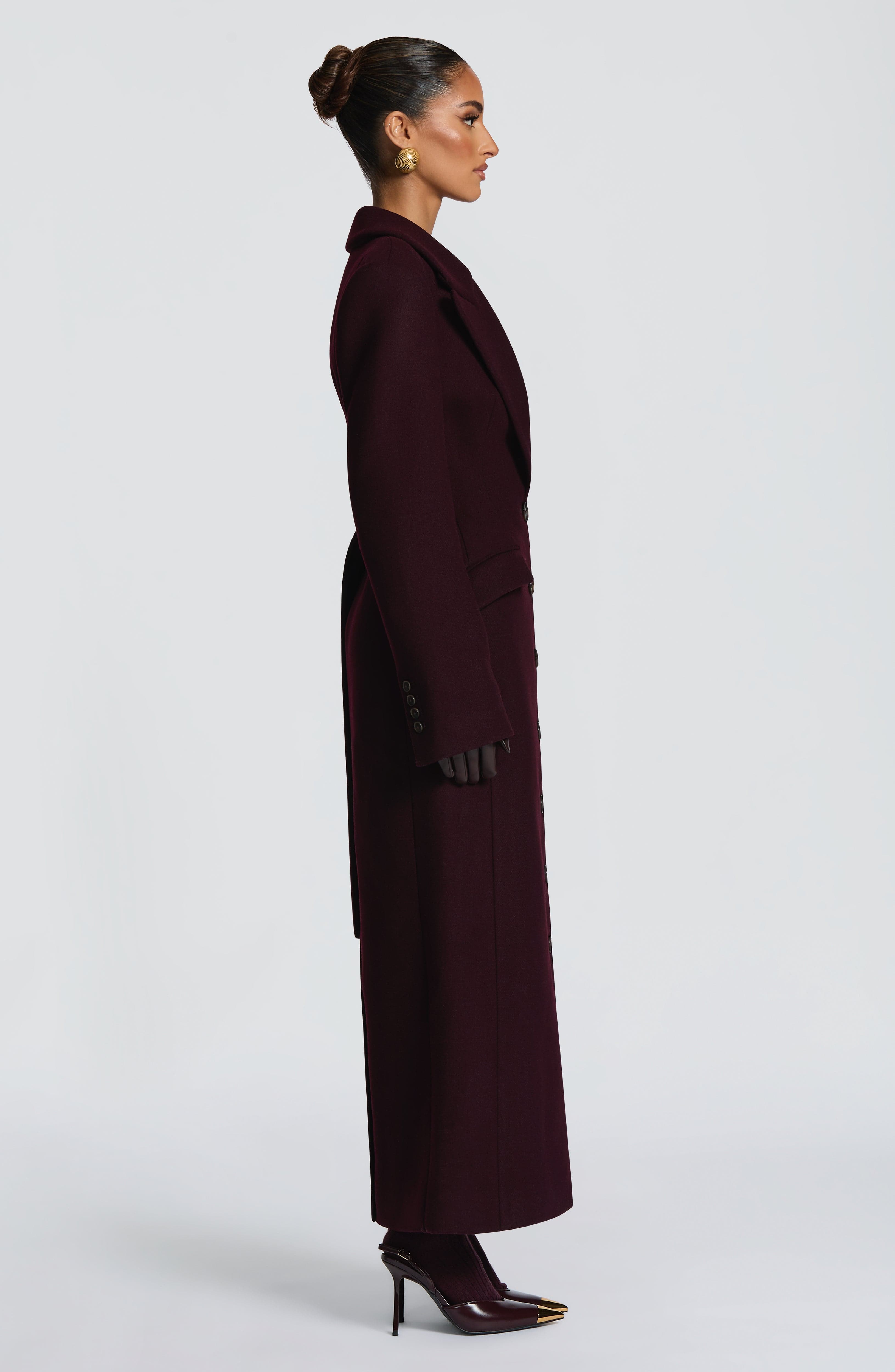 Plum Ursula Coat