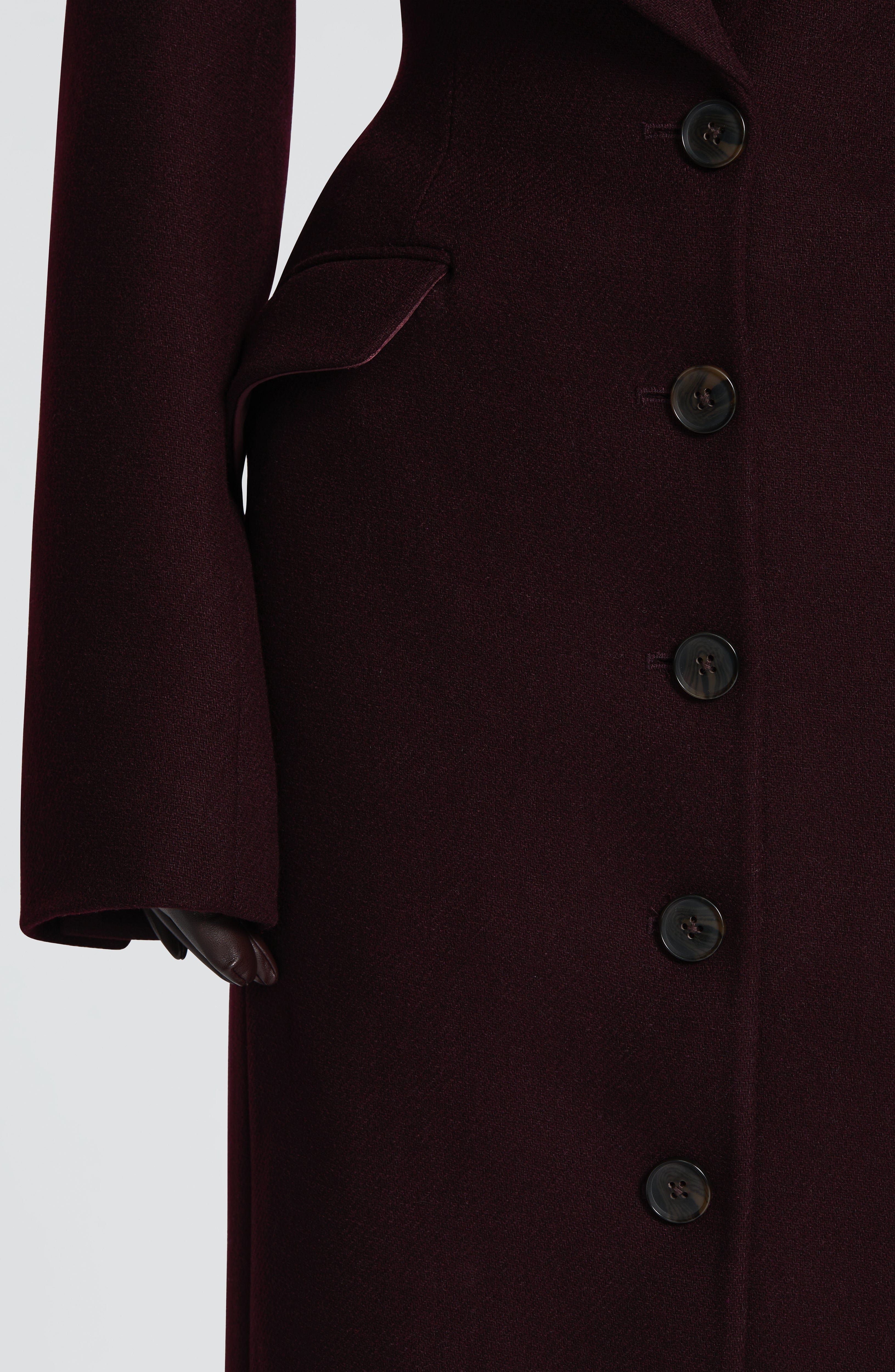 Plum Ursula Coat