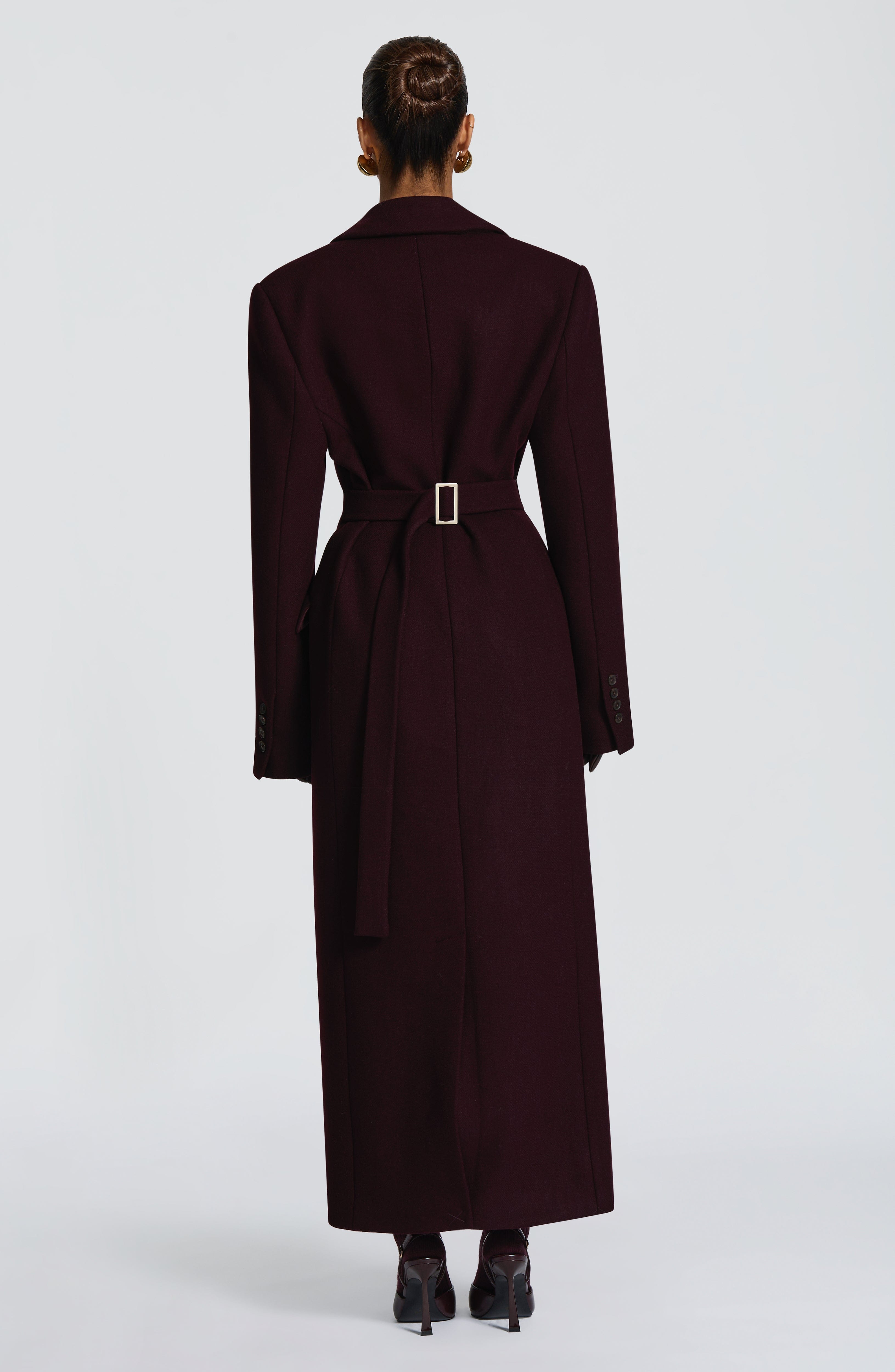 Plum Ursula Coat