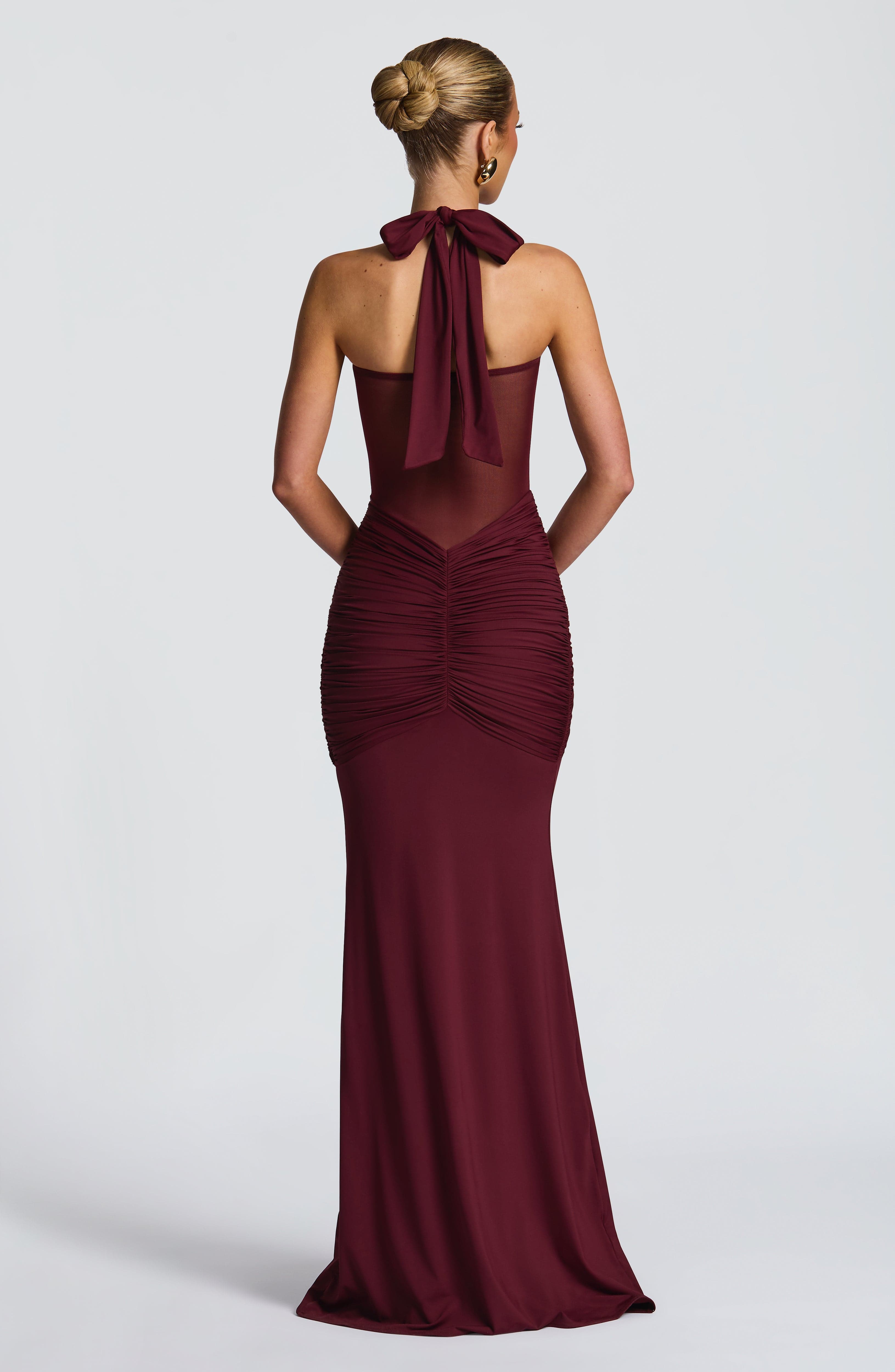 Cherry Lacquer Vixen Maxi Dress