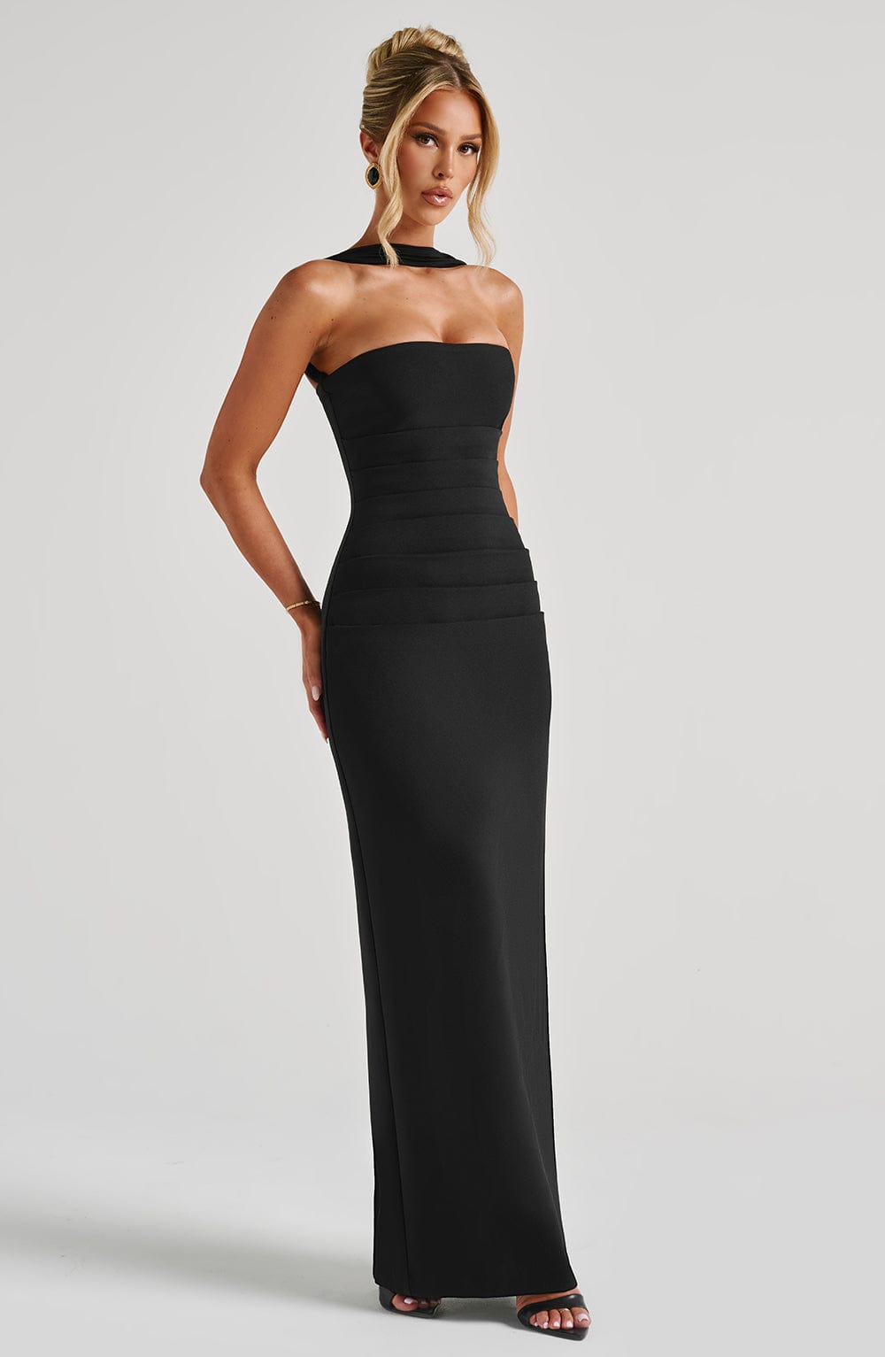 Yulia Black Maxi Dress