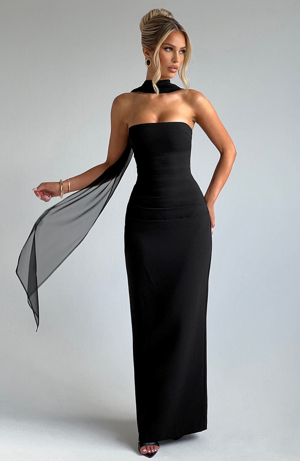 Yulia Black Maxi Dress