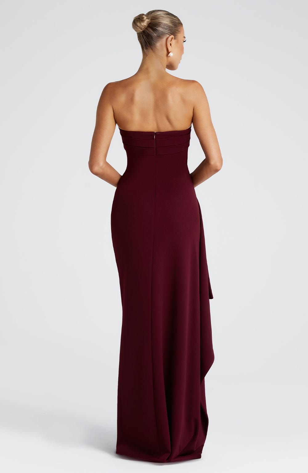 Zafira Cherry Lacquer Maxi Dress